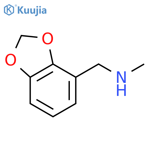 (1,3-dioxaindan-4-yl)methyl(methyl)amine structure