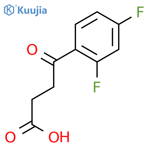 4-(2,4-Difluorophenyl)-4-oxobutanoic acid structure