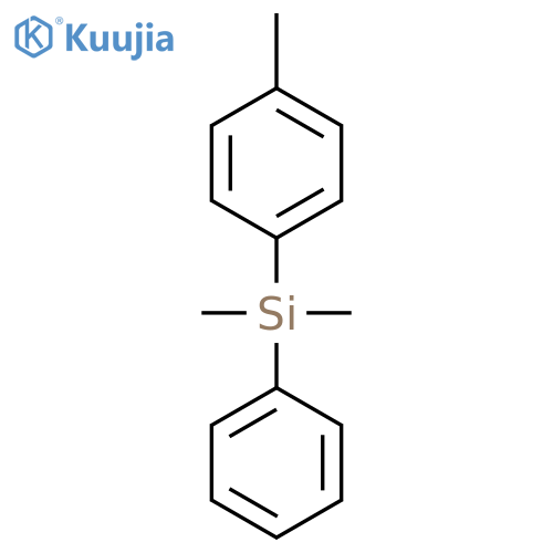 Silane, dimethyl(4-methylphenyl)phenyl- structure