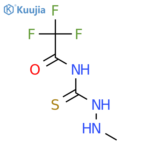 1-Methyl-4-trifluoroacetylthiosemicarbazide structure