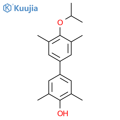 [1,1'-Biphenyl]-4-ol, 3,3',5,5'-tetramethyl-4'-(1-methylethoxy)- structure