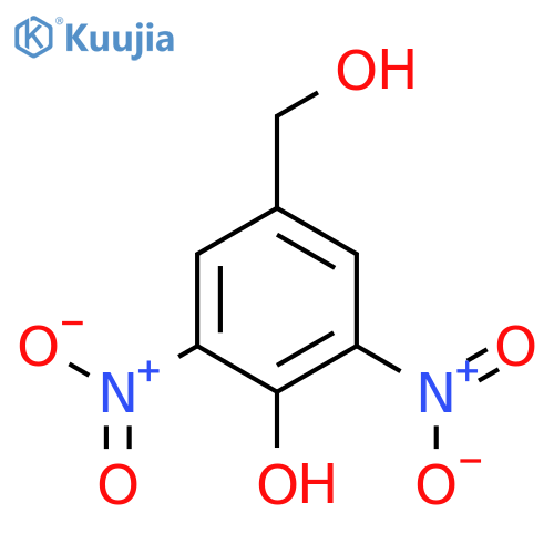 BENZENEMETHANOL, 4-HYDROXY-3,5-DINITRO- structure