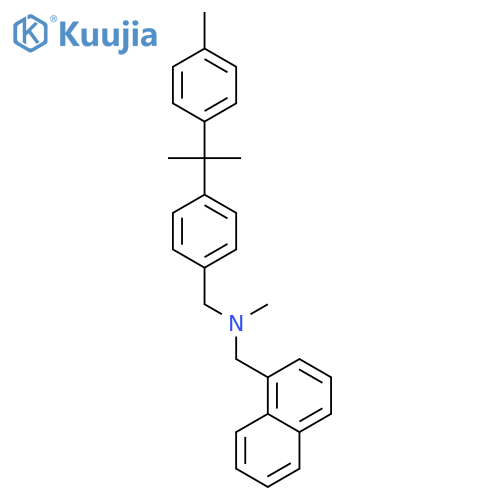 1-Naphthalenemethanamine, N-methyl-N-[[4-[1-methyl-1-(4-methylphenyl)ethyl]phenyl]methyl]- structure