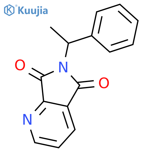5H-Pyrrolo[3,4-b]pyridine-5,7(6H)-dione, 6-(1-phenylethyl)- structure
