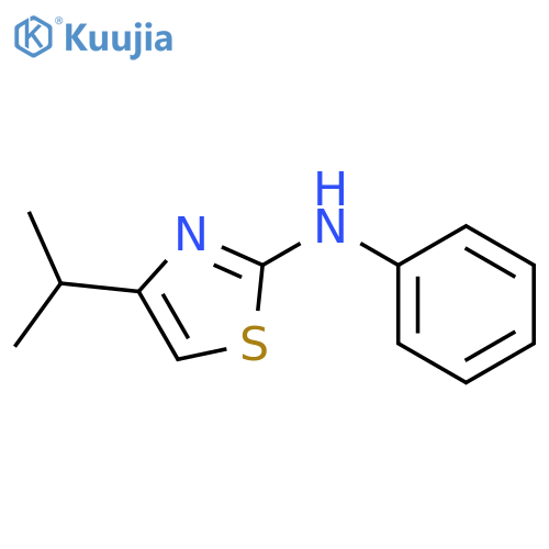 2-Thiazolamine, 4-(1-methylethyl)-N-phenyl- structure