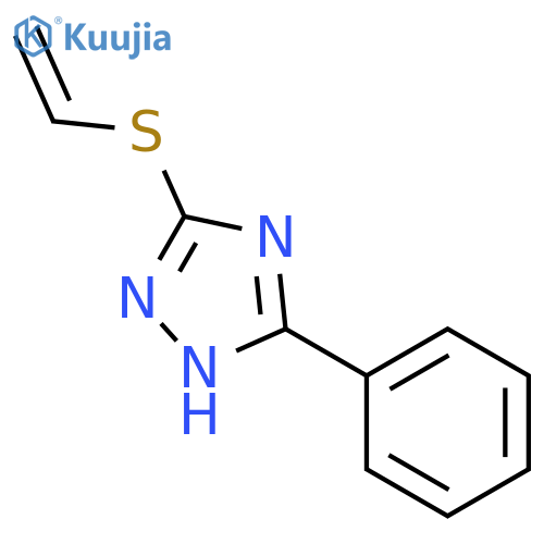 1H-1,2,4-Triazole,5-(ethenylthio)-3-phenyl- structure