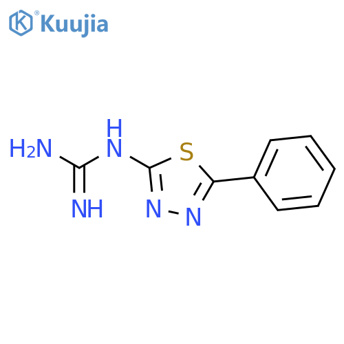 Guanidine, (5-phenyl-1,3,4-thiadiazol-2-yl)- structure