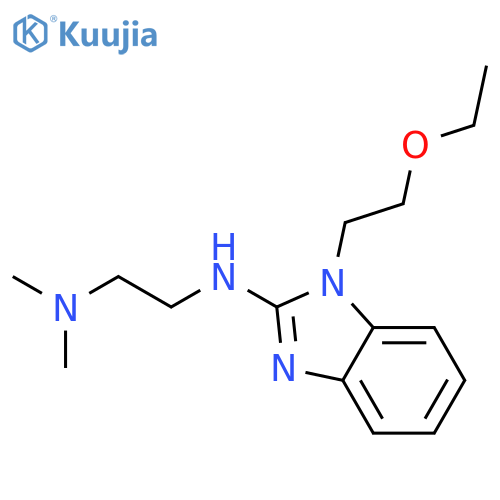 1,2-Ethanediamine, N'-[1-(2-ethoxyethyl)-1H-benzimidazol-2-yl]-N,N-dimethyl- structure