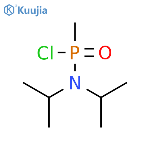 Phosphonamidic chloride, P-methyl-N,N-bis(1-methylethyl)- structure