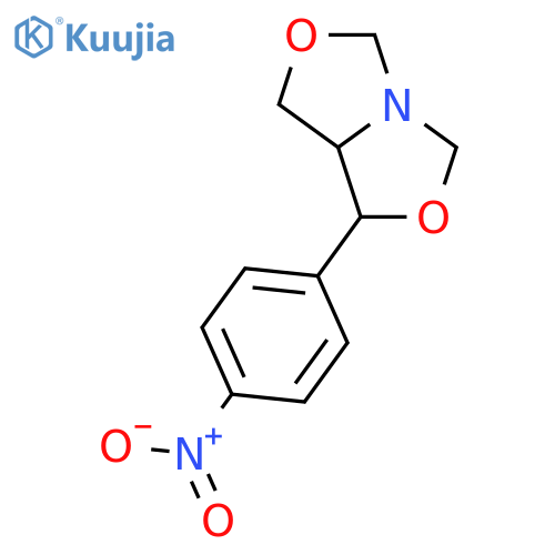 1-(4-Nitrophenyl)dihydro-1H-1,3oxazolo3,4-c1,3oxazole structure