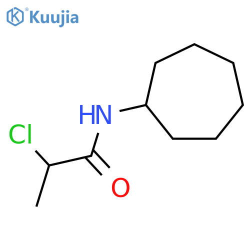 2-chloro-N-cycloheptylpropanamide structure