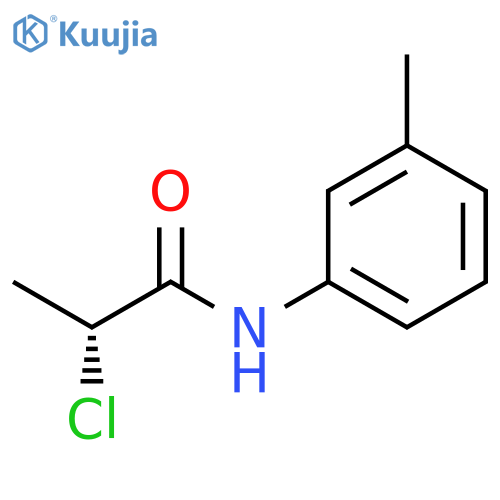 Propanamide, 2-chloro-N-(3-methylphenyl)-, (R)- structure
