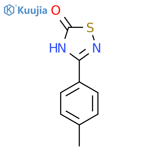 3-(4-methylphenyl)-4,5-dihydro-1,2,4-thiadiazol-5-one structure