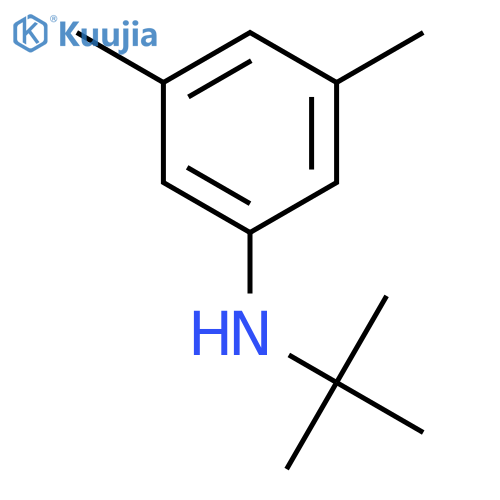 N-Tert-Butyl-3,5-dimethylaniline structure
