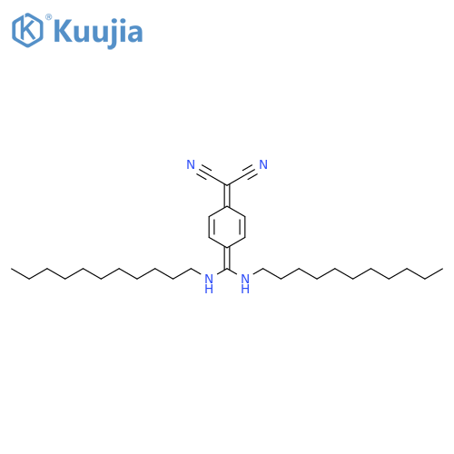 Propanedinitrile,[4-[bis(undecylamino)methylene]-2,5-cyclohexadien-1-ylidene]- structure