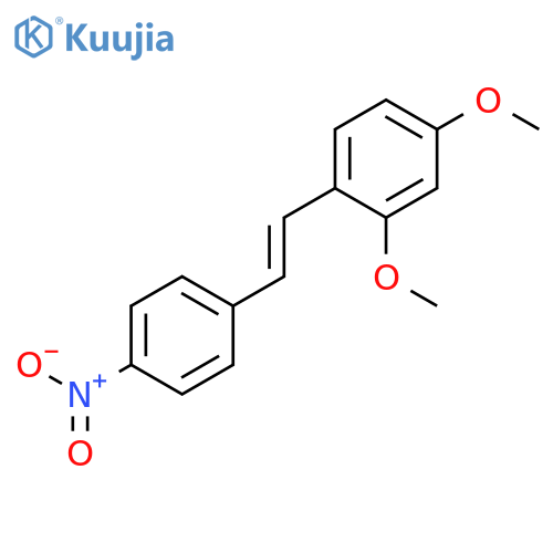 Benzene, 2,4-dimethoxy-1-[2-(4-nitrophenyl)ethenyl]- structure
