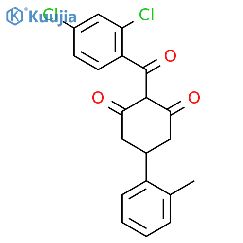 1,3-Cyclohexanedione, 2-(2,4-dichlorobenzoyl)-5-(2-methylphenyl)- structure