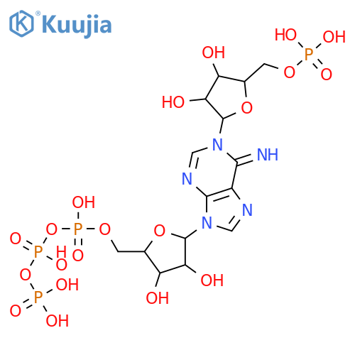 Adenosine 5'-(tetrahydrogen triphosphate), 1-(5-O-phosphono-β-D-ribofuranosyl)- structure