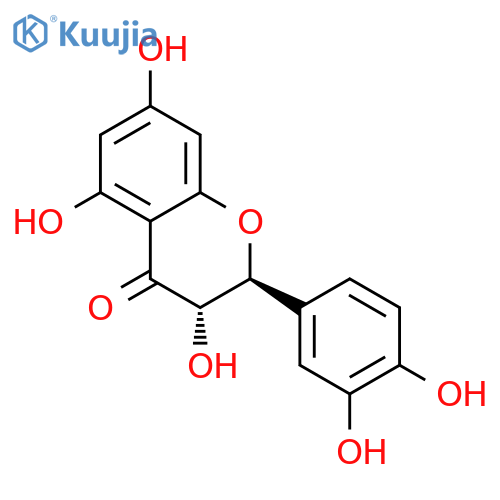 (-)Taxifolin structure