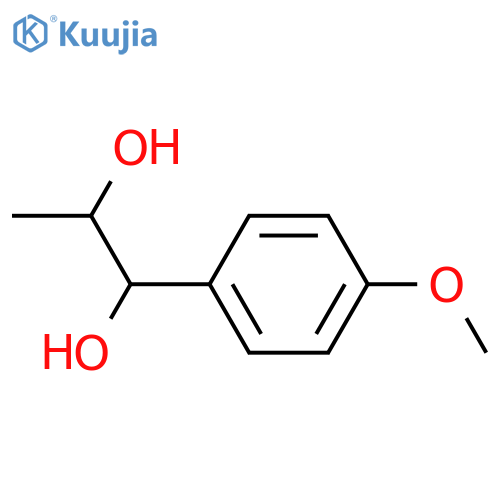 1,2-Propanediol, 1-(4-methoxyphenyl)-, (1R,2S)- structure