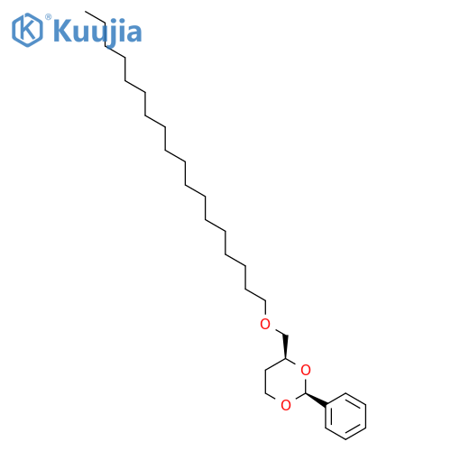 1,3-Dioxane, 4-[(octadecyloxy)methyl]-2-phenyl-, (2S-cis)- structure