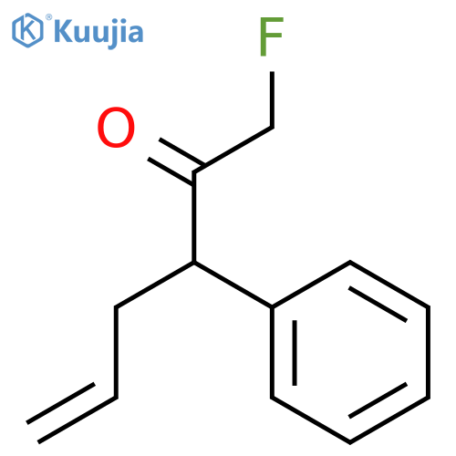5-HEXEN-2-ONE, 1-FLUORO-3-PHENYL- structure
