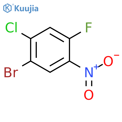 1-Bromo-2-chloro-4-fluoro-5-nitrobenzene structure