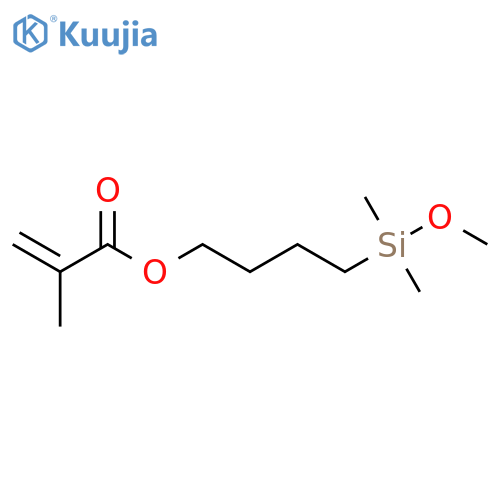 2-Propenoic acid, 2-methyl-, 4-(methoxydimethylsilyl)butyl ester structure