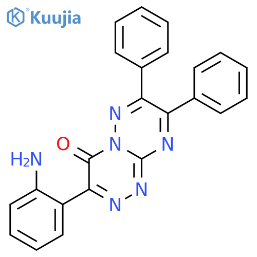 4H-[1,2,4]Triazino[4,3-b][1,2,4]triazin-4-one, 3-(2-aminophenyl)-7,8-diphenyl- structure