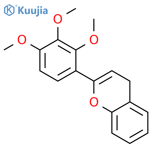 4H-1-Benzopyran, 2-(2,3,4-trimethoxyphenyl)- structure