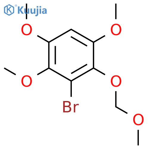 BENZENE, 3-BROMO-1,2,5-TRIMETHOXY-4-(METHOXYMETHOXY)- structure