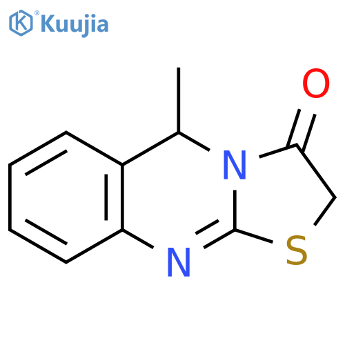 5H-Thiazolo[2,3-b]quinazolin-3(2H)-one, 5-methyl- structure