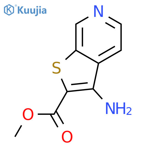 Methyl 3-aminothieno[2,3-c]pyridine-2-carboxylate structure