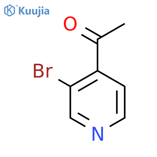 1-(3-bromopyridin-4-yl)ethan-1-one structure