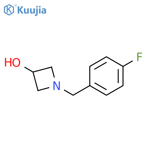 1-[(4-fluorophenyl)methyl]azetidin-3-ol structure
