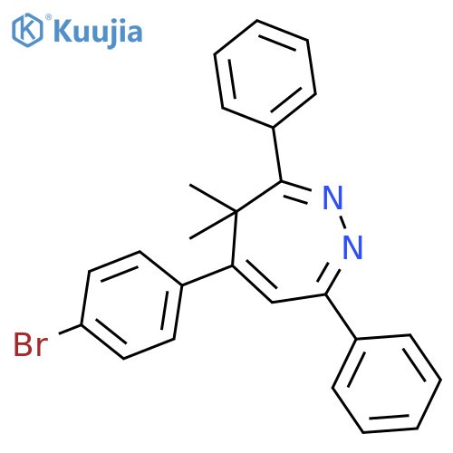 4H-1,2-Diazepine, 5-(4-bromophenyl)-4,4-dimethyl-3,7-diphenyl- structure