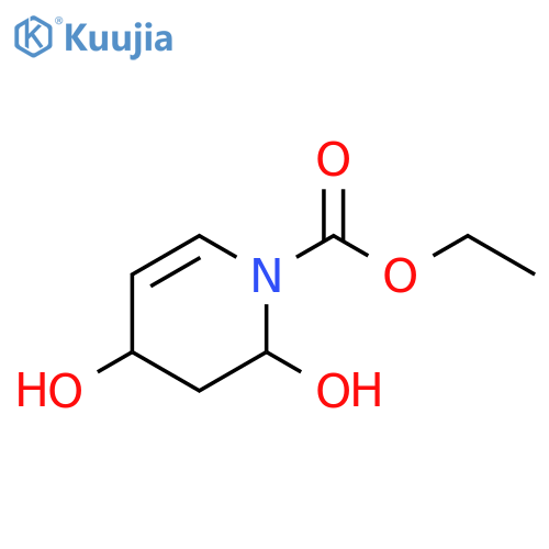 1(2H)-Pyridinecarboxylic acid, 3,4-dihydro-2,4-dihydroxy-, ethyl ester structure