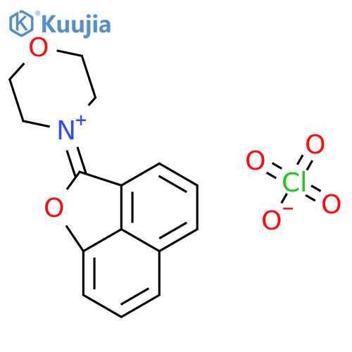 Morpholinium, 4-(2H-naphtho[1,8-bc]furan-2-ylidene)-, perchlorate structure
