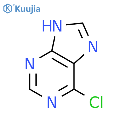 9H-Purine, 6-chloro- structure