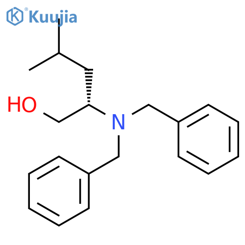 1-Pentanol,2-[bis(phenylmethyl)amino]-4-methyl-, (2S)- structure