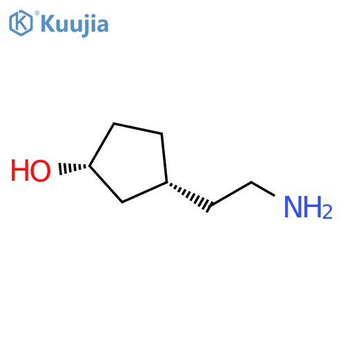 (1r,3r)-3-(2-aminoethyl)cyclopentanol structure