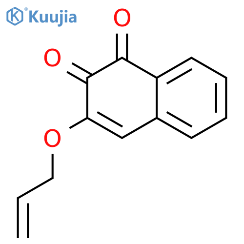 1,2-Naphthalenedione, 3-(2-propenyloxy)- structure