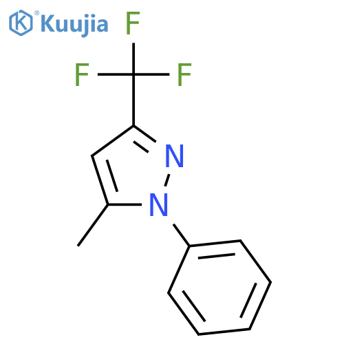 1H-Pyrazole,5-methyl-1-phenyl-3-(trifluoromethyl)- structure
