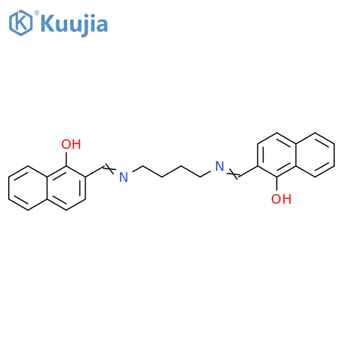 1-Naphthalenol, 2,2'-[1,4-butanediylbis(nitrilomethylidyne)]bis- (9CI) structure