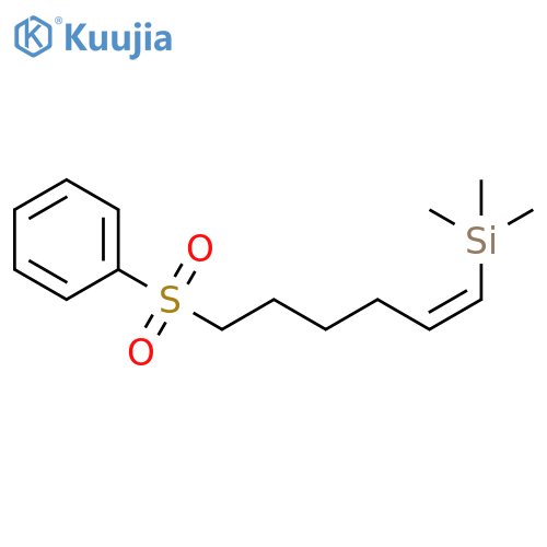 Silane, trimethyl[6-(phenylsulfonyl)-1-hexenyl]-, (Z)- (9CI) structure