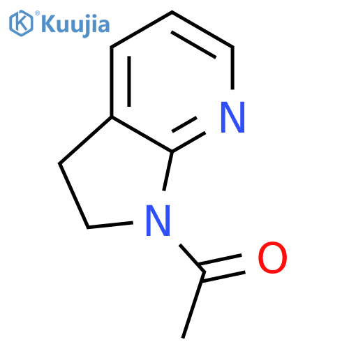 Ethanone,1-(2,3-dihydro-1H-pyrrolo[2,3-b]pyridin-1-yl)- structure