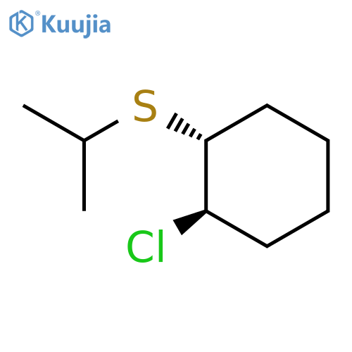 Cyclohexane, 1-chloro-2-[(1-methylethyl)thio]-, trans- structure