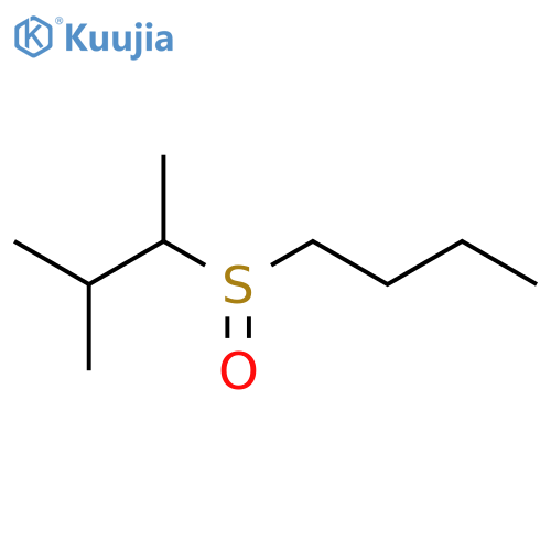 Butane, 2-(butylsulfinyl)-3-methyl- structure