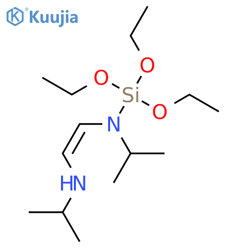 1,2-Ethenediamine, N,N'-bis(1-methylethyl)-N-(triethoxysilyl)-, (Z)- structure