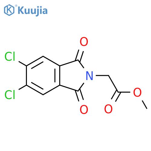 2H-Isoindole-2-acetic acid, 5,6-dichloro-1,3-dihydro-1,3-dioxo-, methylester structure